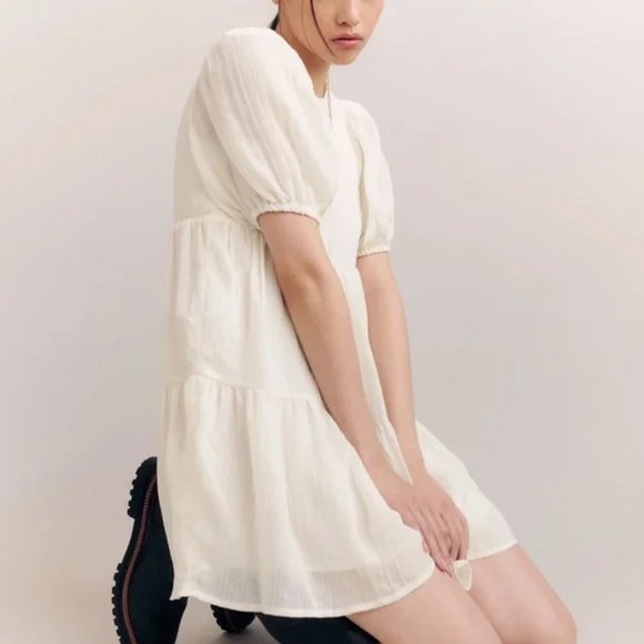 Reformation Estate Dress in Ivory - XL - Picture 2 of 5